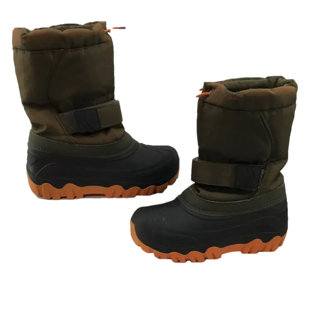 CAT & JACK THERMOLITE Snow Boots w/Bungee Closure & Velcro—Unisex—Children’s 13